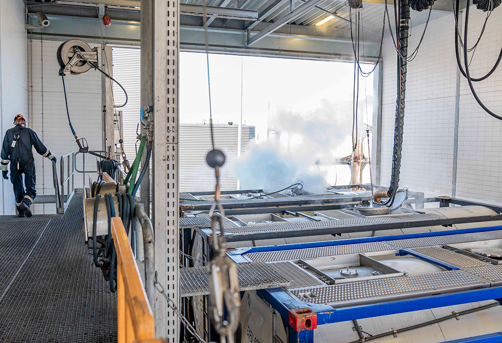 Depot waste water treatment